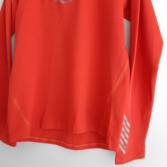 HELLY HANSEN 1/2 Zip Pullover Performance Base Layer Top Orange Men's Sz M - L - Picture 5 of 11